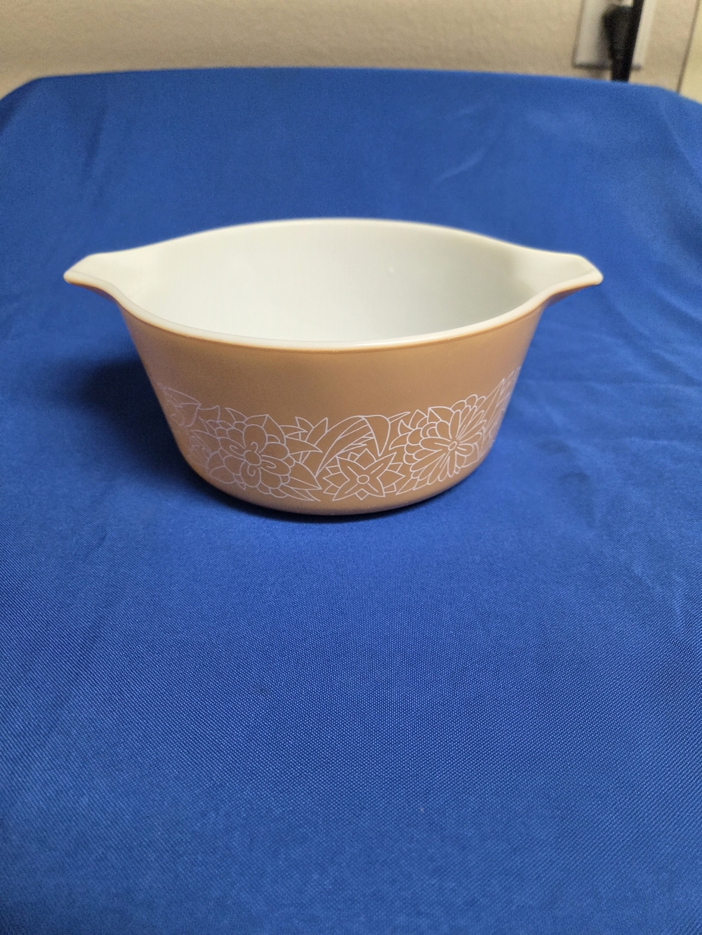 Vintage Pyrex 474-B Casserole Dish Woodland Mixing Bowl 1.5L